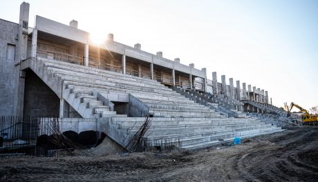 Postępy w budowie stadionu Radomiaka (zdjęcia)