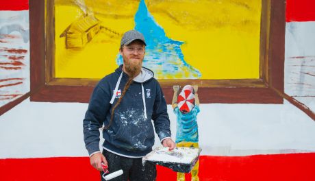 Razem z Ukrainą. Nowy mural w Radomiu (zdjęcia)