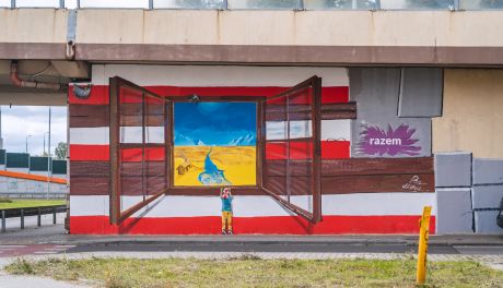 Nowy mural pod wiaduktem na ul. Słowackiego (zdjęcia)