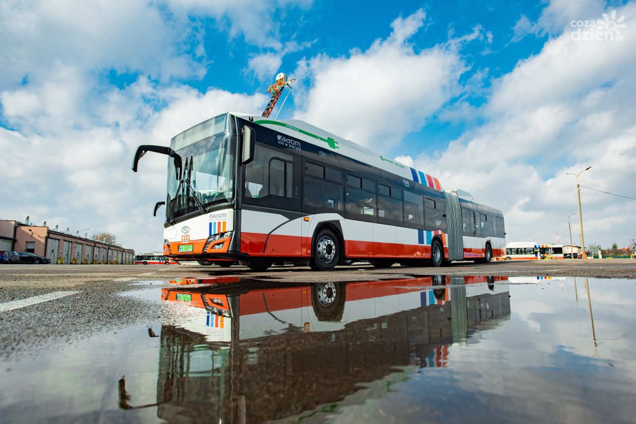MPK - odbiór pierwszych w Radomiu przegubowych autobusów elektrycznych (zdjęcia)