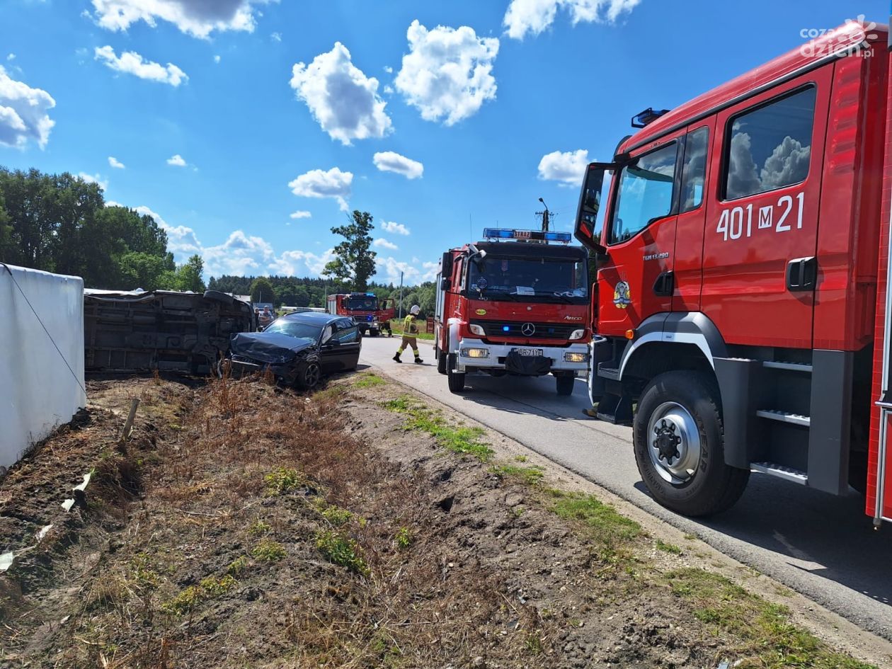 Wypadek w powiecie białobrzeskim